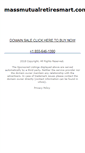 Mobile Screenshot of massmutualretiresmart.com